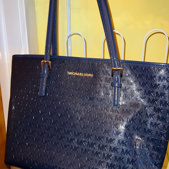 Michael Kors shoulder bag, navy blue - Picture 2 of 3